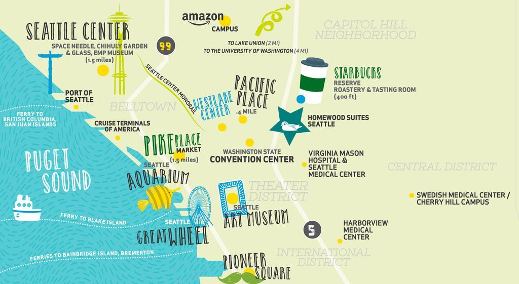 Homewood Suites By Hilton-Seattle Convention Center-Pike Street Eksteriør bilde